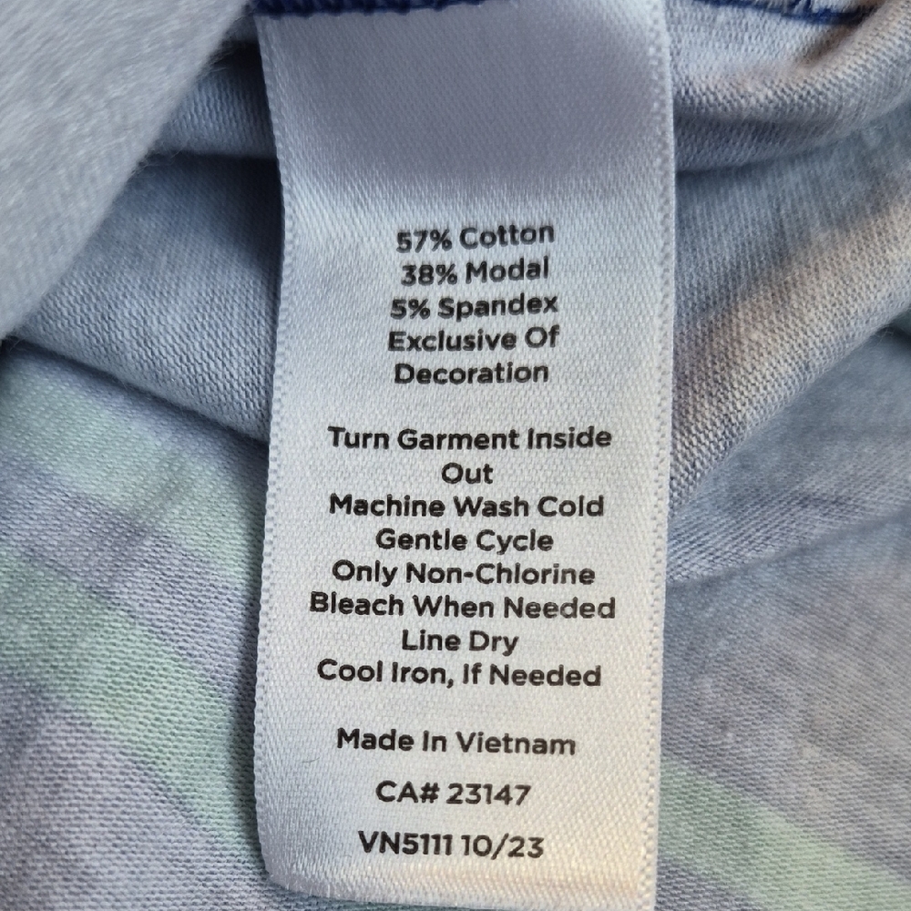 NWT Talbots Blue With White & Green Stripes. Size 2X - Picture 8 of 10
